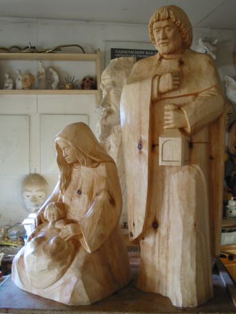 Maria mit Kind und Josef